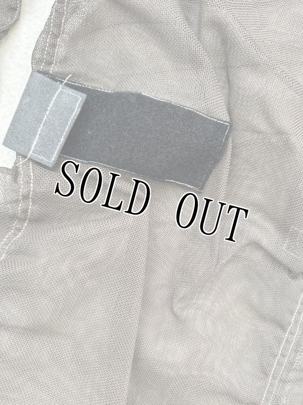 画像13: 米軍実物 ヴィンテージ  マイクロ波放射防護カバーオール  メッシュ SCOVILL GRIPPER ジップ (13)