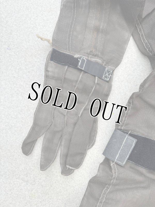 画像9: 米軍実物 ヴィンテージ  マイクロ波放射防護カバーオール  メッシュ SCOVILL GRIPPER ジップ (9)