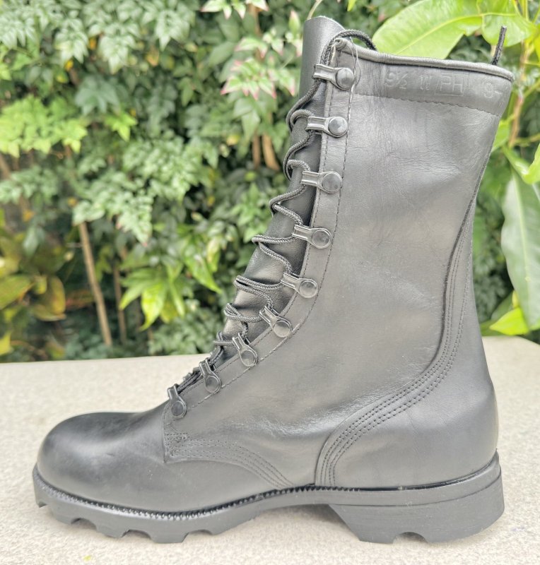 画像5: アメリカ軍実物 スピードレース コンバット レザーブーツ  (5)