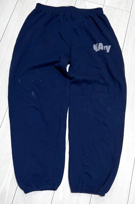 画像1: 米軍実物 U,S,NAVY　スウェット　トレーニング　パンツ　MEDIUM (1)