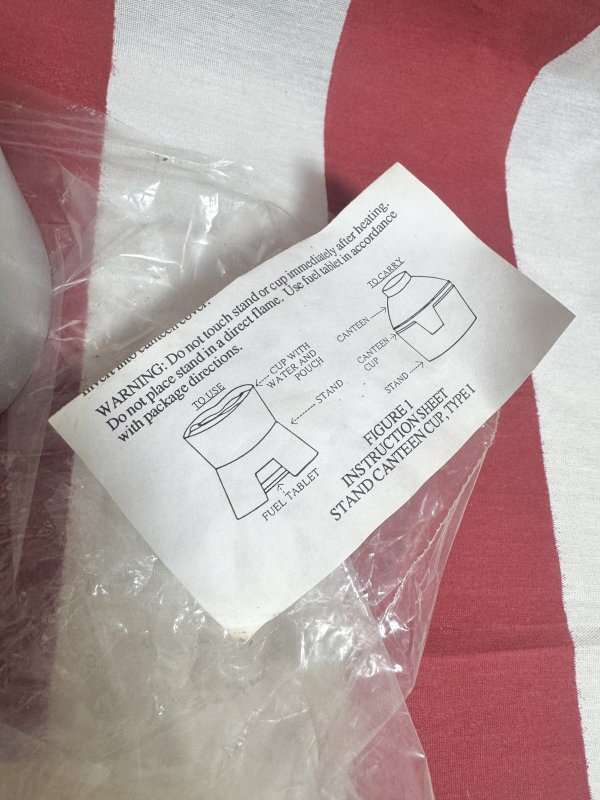 画像8: 米軍実物 キャンティーン カップ スタンド (8)