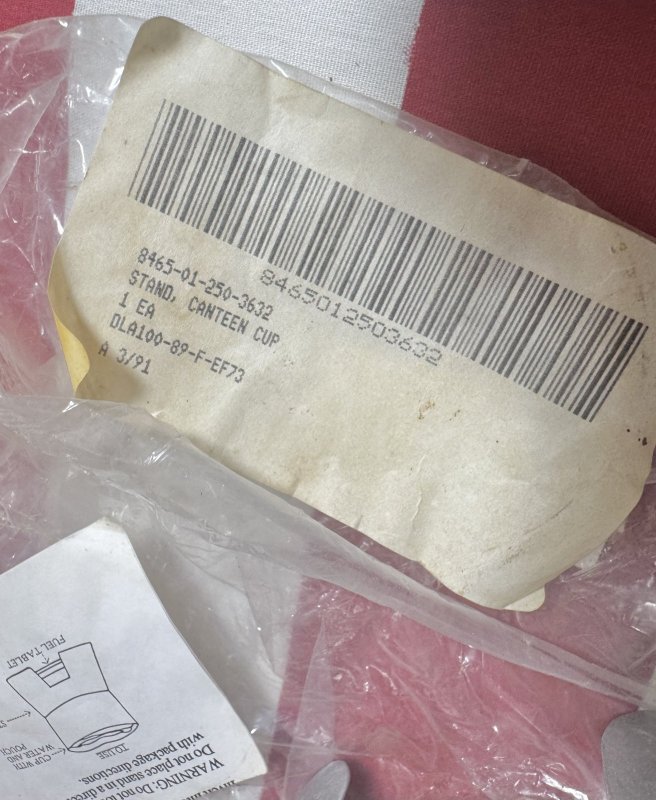 画像9: 米軍実物 キャンティーン カップ スタンド (9)