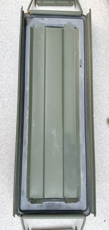 画像8: 米軍実物 弾薬ケース 40mm Ammo Box (8)