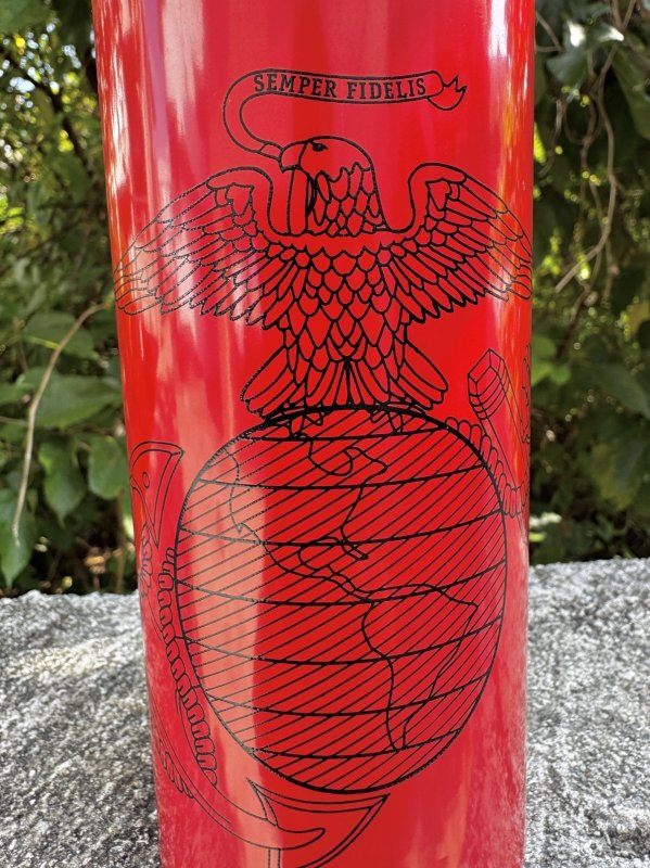 画像2: 海兵隊実物 軍用ガソリン MSR USMC 22oz 650ml フューエル ボトル マルチ燃料  (2)