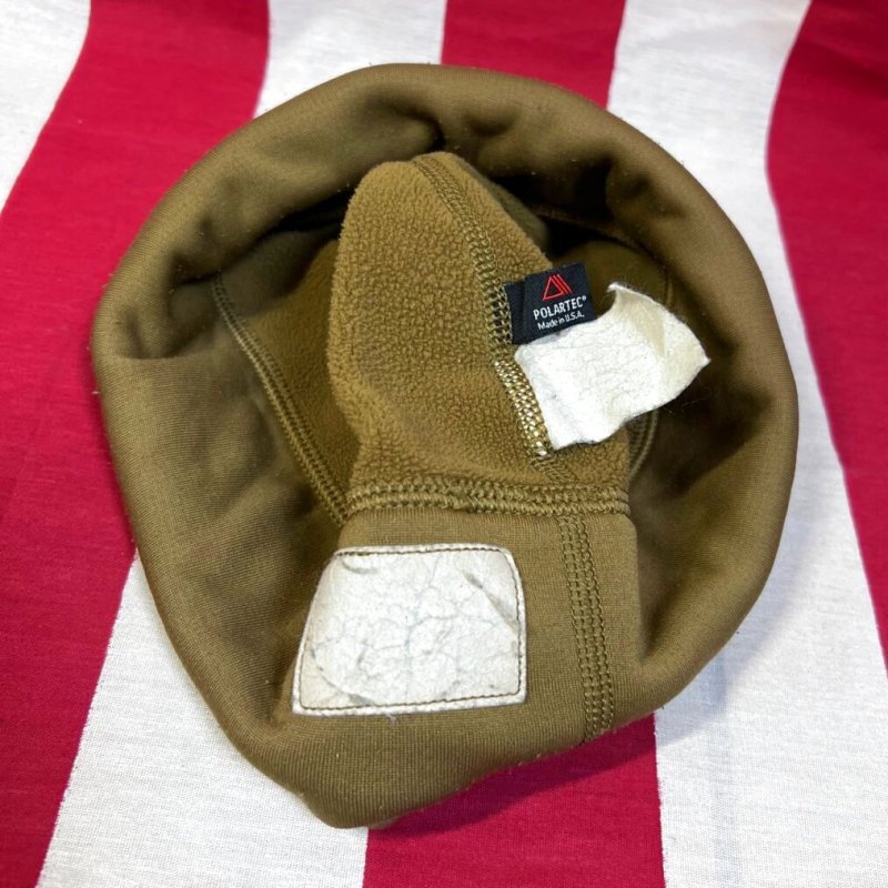 画像6: 米軍実物 USMC　MARINES　ポーラテックフリースキャップ　LARGE-X LARGE (6)