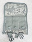 画像2: 米空軍実物 放出品 GCS製 DF-LCS トリプル40mm グレネード ABU ポーチ (2)