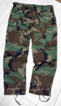 画像2: 米軍実物 ウッドランドカモ ノンリップ 迷彩パンツ　LARGE-REGULAR (2)