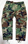 画像1: 米軍実物 ウッドランドカモ リップストップ 迷彩パンツ　X LARGE-SHORT (1)