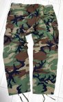 画像2: 米軍実物 ウッドランドカモ リップストップ 迷彩パンツ　X LARGE-SHORT (2)