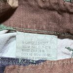 画像3: 米軍実物 ウッドランドカモ リップストップ 迷彩パンツ　X LARGE-SHORT (3)