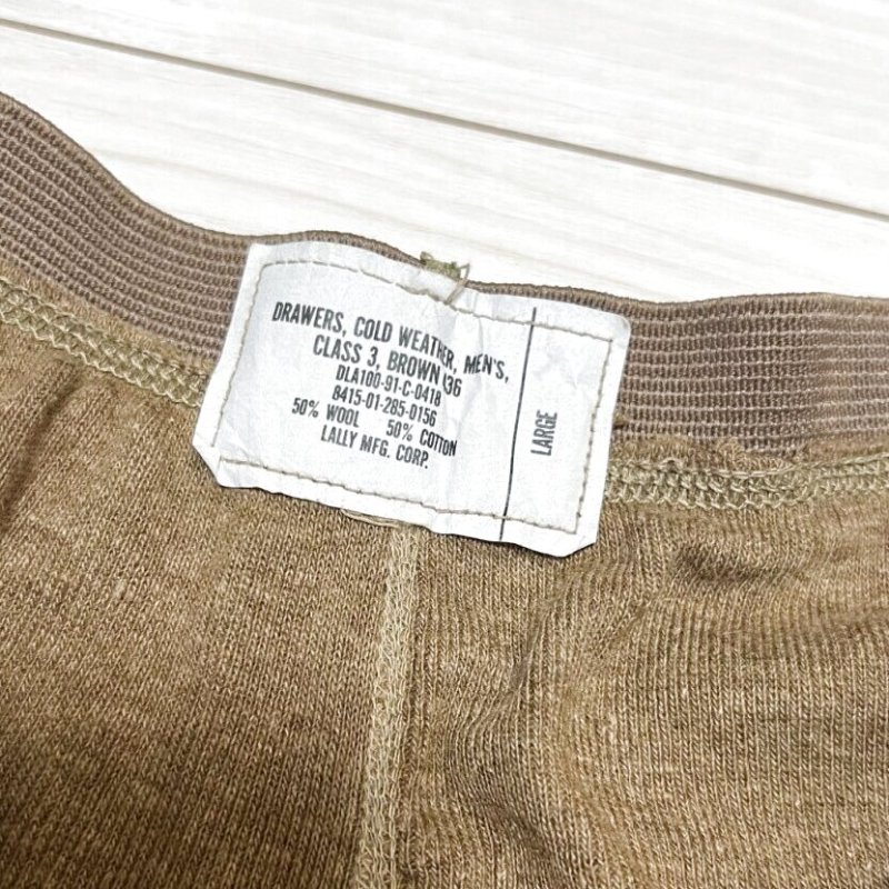 画像4: 米軍実物 DRAWERS,COLD WEATHER,MENS,　LARGE (4)