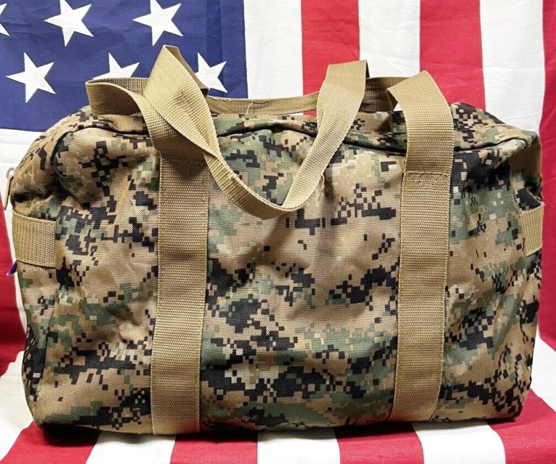 画像2: 米海兵隊放出品 Mercury ピクセル柄 CAMOボストンバッグ (2)