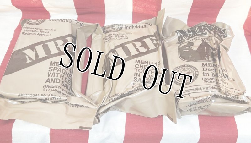 画像1: 米軍実物  2025年検 【アメリカル社】 MREレーション/戦闘食 3個セット (1)