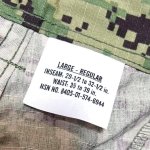 画像3: 米軍実物　US NAVY,　AOR2　NUW　迷彩パンツ　TYPEIII　LARGE-REGULA (3)