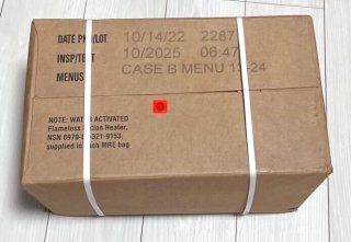 米軍実物 2026年5月検【アメリカル】MREレーション 非常食/戦闘食 MENU