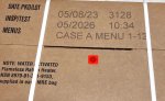 画像2: 米軍実物 2026年5月検【アメリカル】MREレーション 非常食/戦闘食　MENU-A (2)