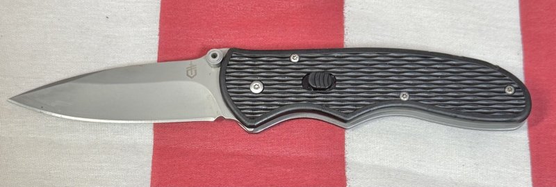 画像1: 米軍放出品 GERBER FAST DRAW FAST フォールディングナイフ  (1)