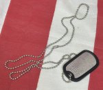 画像1: 海兵隊実物 US MARINE ドッグタグ 03 (1)