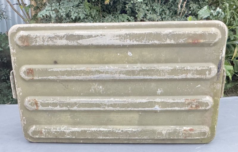 画像6: 米軍実物 ミリタリー OD アルミ BOX (6)