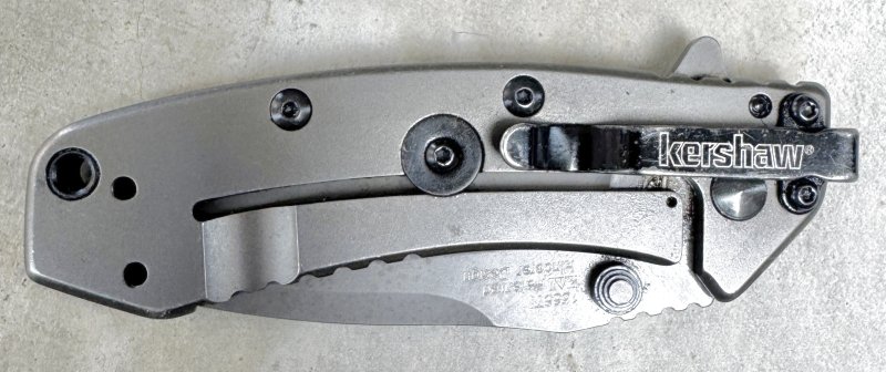 画像6: 米軍放出品 KERSHA CRYO 1555Ti カーショウ フォールディングナイフ  (6)