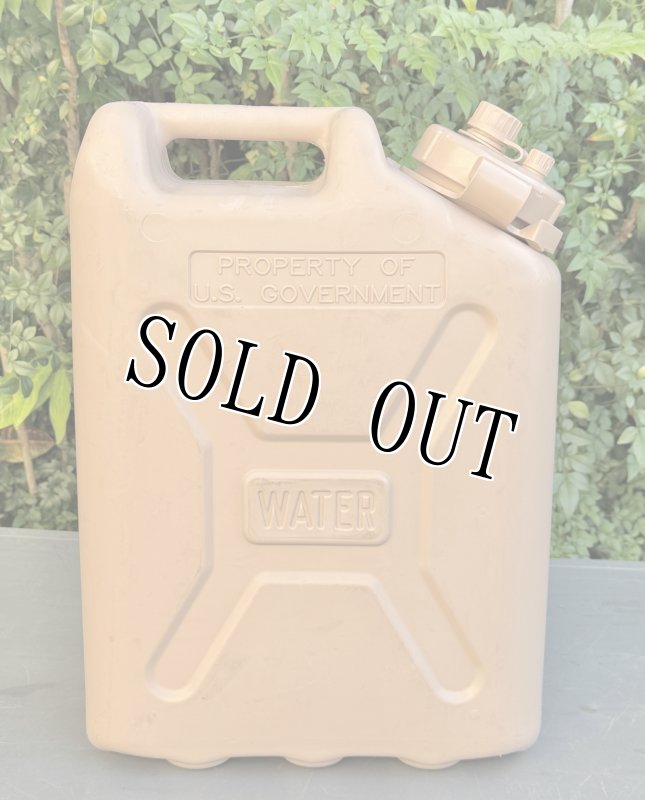 画像1: 米軍実物 WATER タンク デザート (プラスチック) (1)