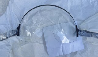 米海兵隊 HGU-84/P スモークバイザー 保護袋 バイザーバッグ 希少品 米軍実物 HGU-84/P フライト ヘルメット スモーク バイザー 部品