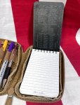 画像4: 米軍放出品　Rite In The Rainメモ帳＆MERCURYポーチ　ペンセット (4)