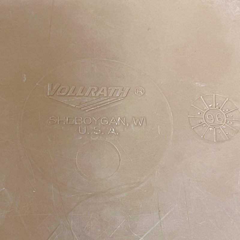 画像4: 米軍実物 VOLLRATH製 ミリタリー メストレー　プレート (4)