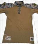 画像2: 米軍実物　FROG　ウッドランドマーパットコンバットシャツ　M-R (2)