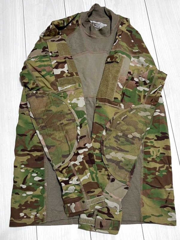 画像2: 米軍実物　マルチカム COMBAT SHIRT　コンバットシャツ　 LARGE (2)