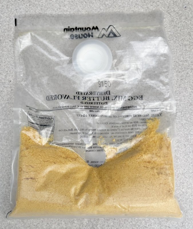 画像2: 米軍実物  egg mix butter flavored MREレーション  (2)