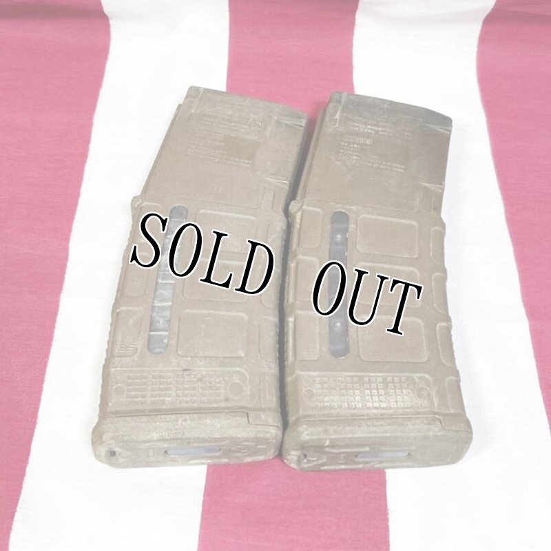 画像4: 米軍実物 MAGPUL PMAG 30 GEN M3 AR-15/M4/M16 30連マガジン   WINDOW 両窓 30rd マグ 5.56mm コヨーテタン　2個セット  (4)