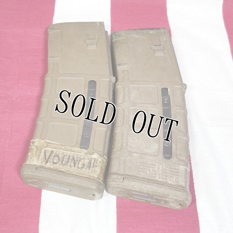画像1: 米軍実物 MAGPUL PMAG 30 GEN M3 AR-15/M4/M16 30連マガジン   WINDOW 両窓 30rd マグ 5.56mm コヨーテタン　2個セット  (1)