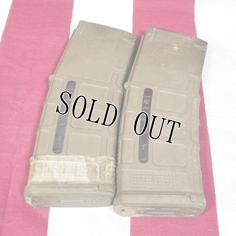 画像2: 米軍実物 MAGPUL PMAG 30 GEN M3 AR-15/M4/M16 30連マガジン   WINDOW 両窓 30rd マグ 5.56mm コヨーテタン　2個セット  (2)
