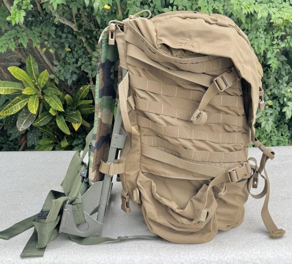 米軍海兵隊実物 USMC PACK FILBE メインパック ハーネス コヨーテ BAG