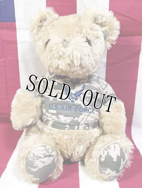 画像1: 米軍放出品 U,S,AIR,FORCE USAF ミリタリーベアー　 (1)
