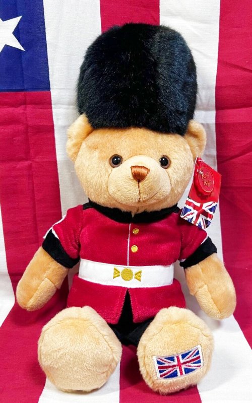 画像1: イギリス 兵隊 ミリタリーベアー　 (1)