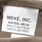 画像3: 米軍実物　GAITER,NECK　コヨーテ　ネックゲイター (3)