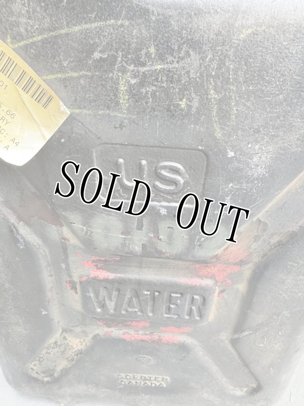 画像3: 米軍実物 WATER タンク　(プラスチック) ブラック (3)