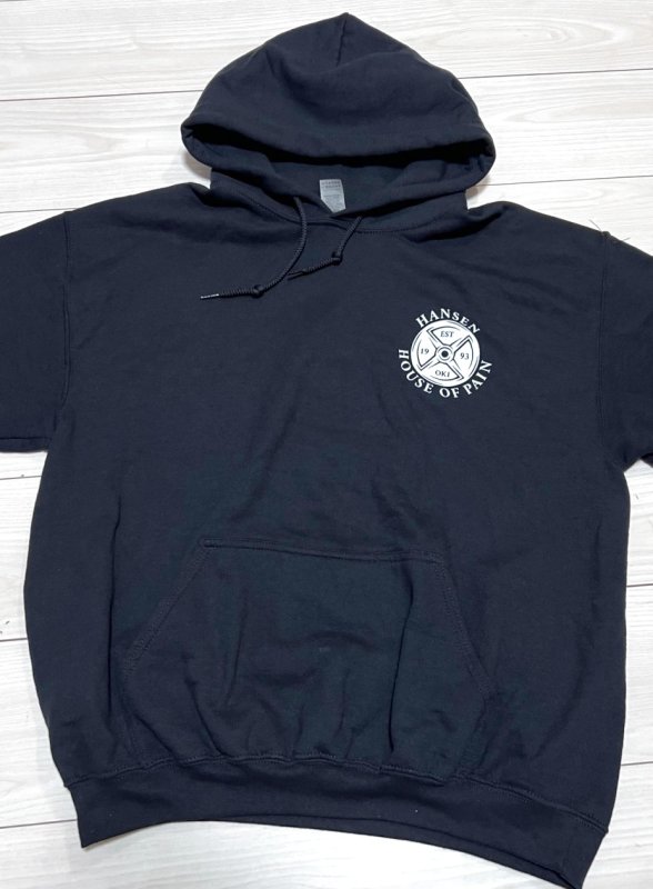 画像2: 米軍放出品 HANSEN HOUSE OF PAIN　 スウェットパーカー LARGE　 (2)