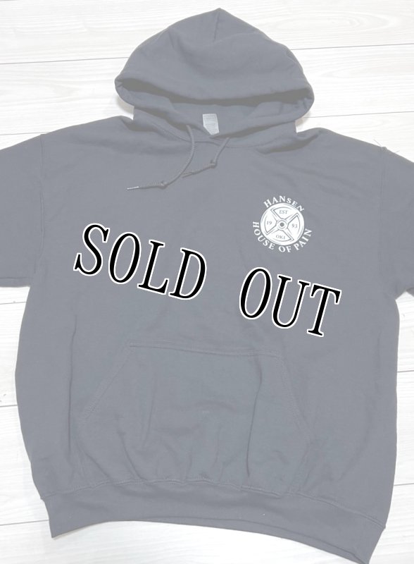 画像2: 米軍放出品 HANSEN HOUSE OF PAIN　 スウェットパーカー LARGE　 (2)