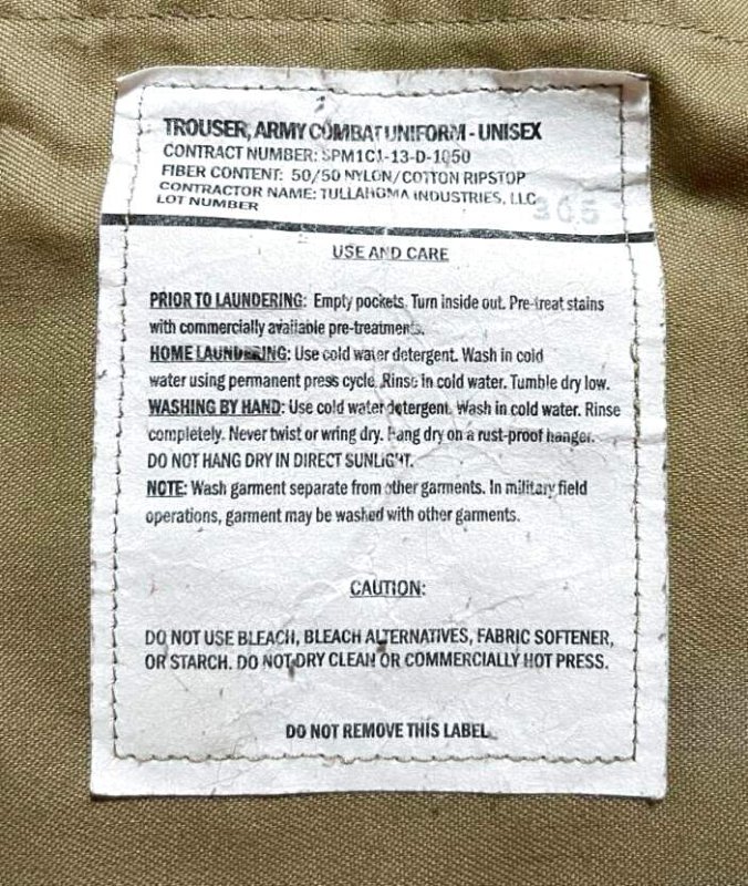 画像5: 米軍実物 スコーピオン マルチカム パンツ　LARGE-REGULAR (5)