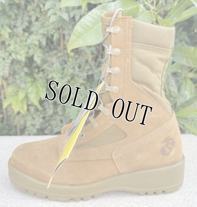 画像2: 米海兵隊実物 Belleville デザートマーパット コンバットブーツ 550ST 8.5 W (2)