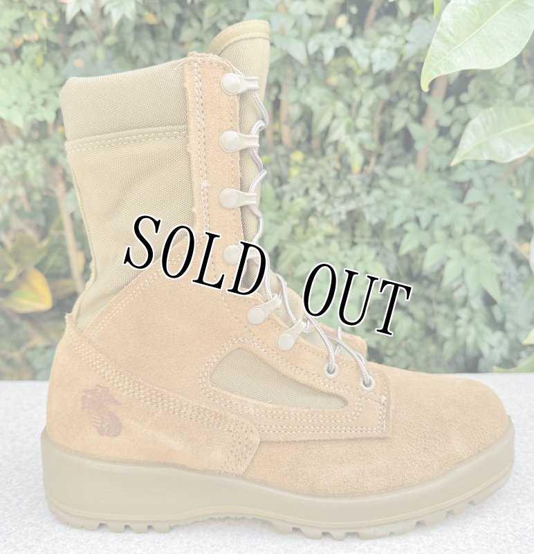 画像4: 米海兵隊実物 Belleville デザートマーパット コンバットブーツ 550ST 8.5 W (4)