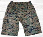 画像1: 海兵隊実物 USMC ウッドランドマーパットハーフパンツ　MEDIUM (1)