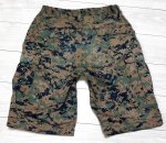 画像2: 海兵隊実物 USMC ウッドランドマーパットハーフパンツ　MEDIUM (2)