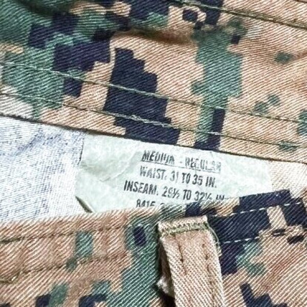 海兵隊実物 USMC ウッドランドマーパットハーフパンツ MEDIUM ウッド