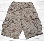 画像2: 米軍実物 USMC デザートマーパットハーフパンツ　SMALL (2)