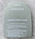 画像1: 米軍実物 STRIKE FACE E-SAPI 7.62mm   アーマープレート SMALL (1)
