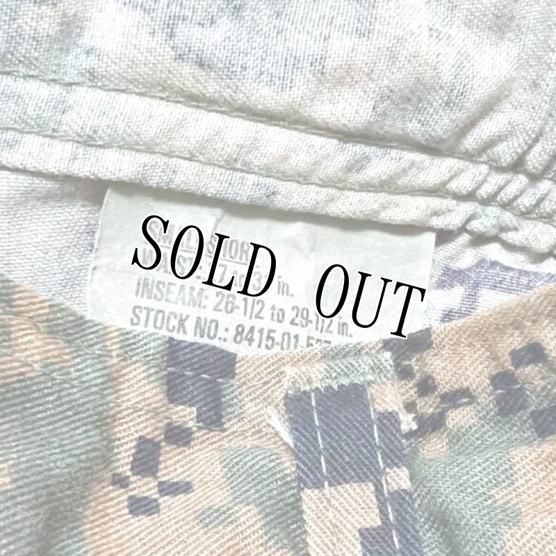 画像3: 海兵隊実物 USMC　ウッドマーパットパンツ　SMALL-SHORT (3)